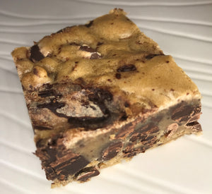 Triple Chocolate Blondies - Critical Hit Cookies