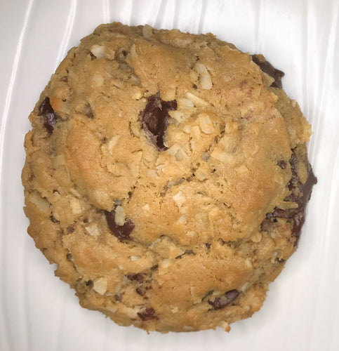 Coconut Chocolate Chip Cookies - Critical Hit Cookies